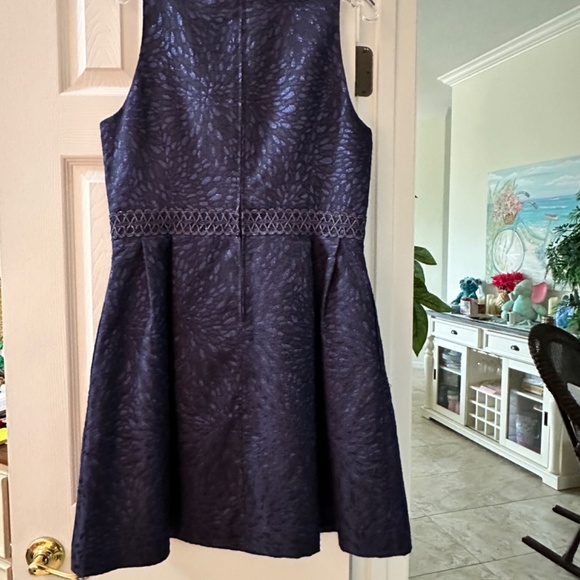 Lilly Pulitzeer Franci  Dress, True Navy Lagoon Jacquard, NWT - Picture 2 of 13
